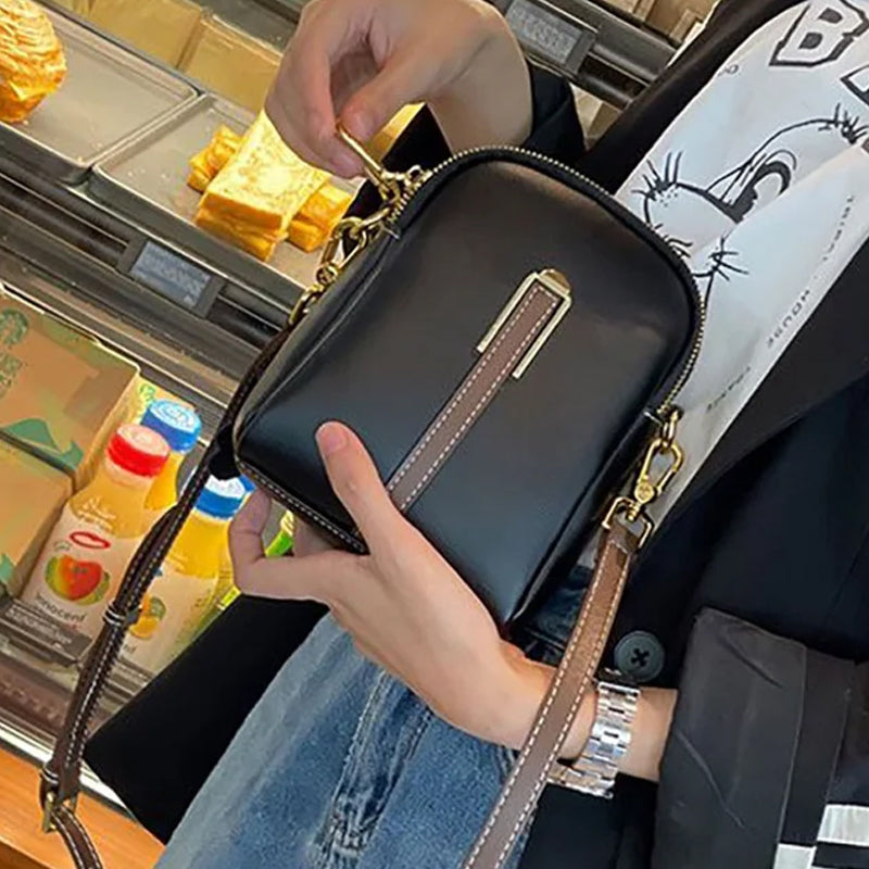 New Lychee Pattern Leather Mobile Phone Bag