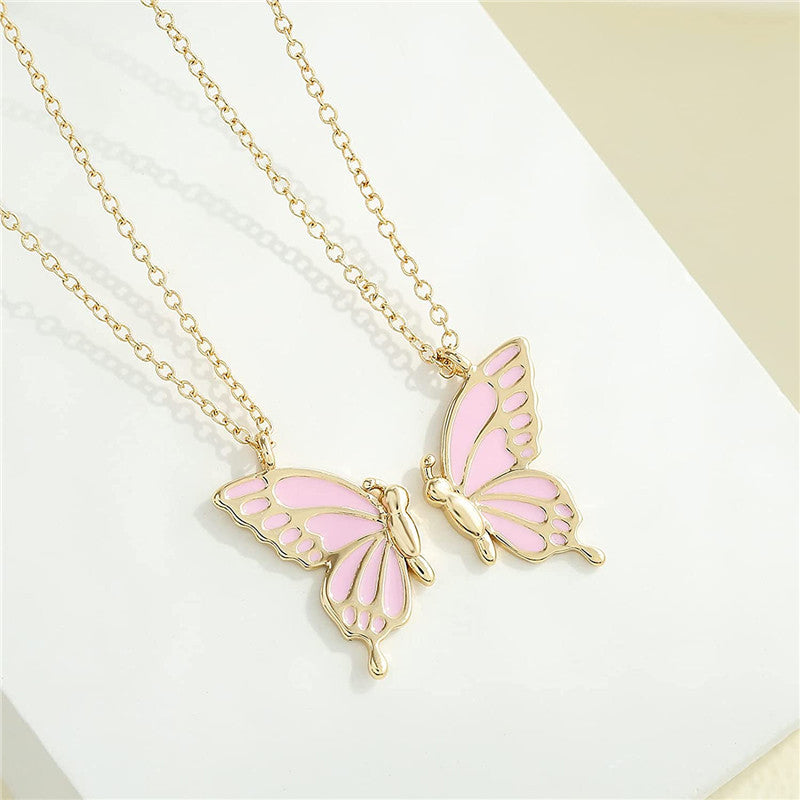 Colorful Butterfly Necklace
