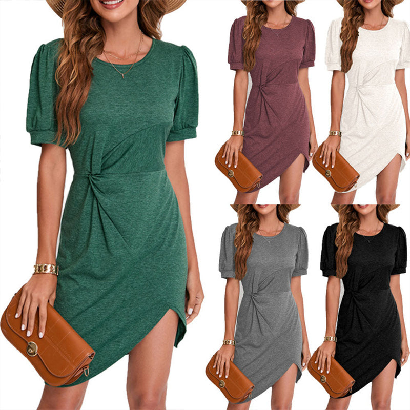 Comfortable Round Neck Dress