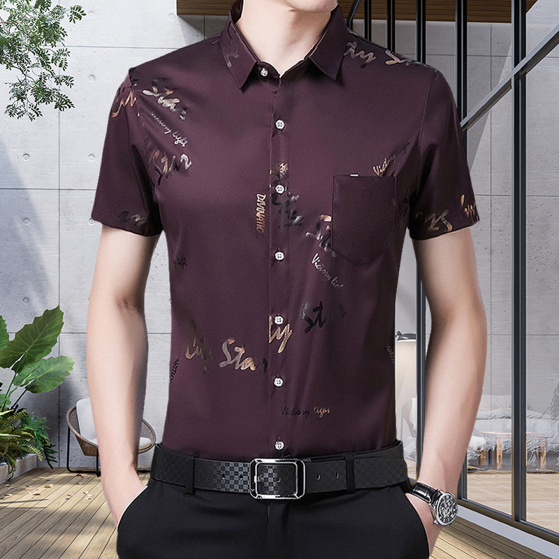 Men’s Thin Short-sleeve Shirt