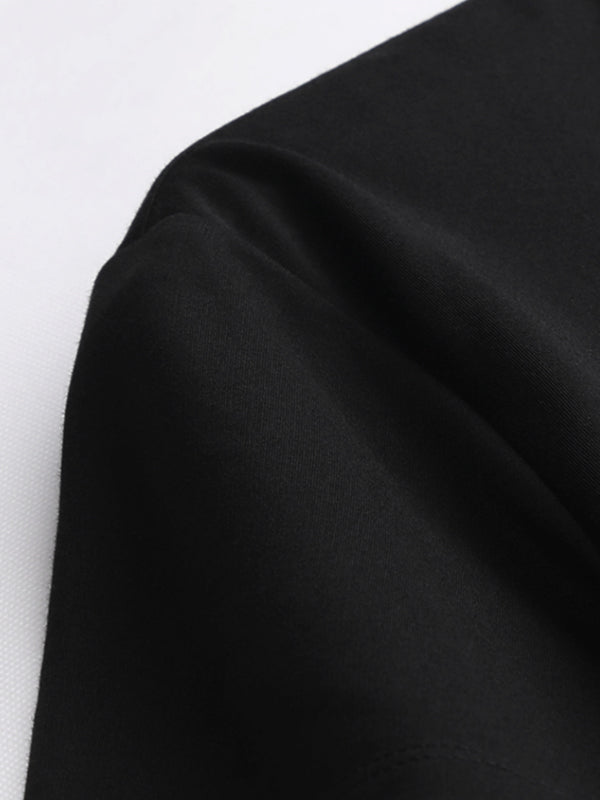 Round Neck Printed Short Sleeve T-Shirt