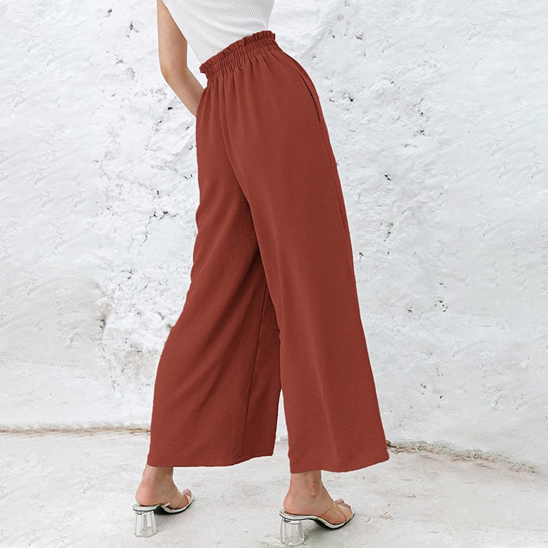 High Waist Wide Leg Casual Loose Pants