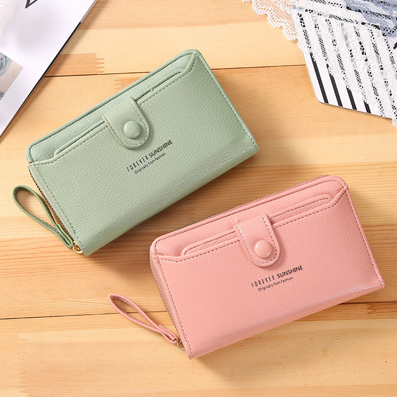 New Solid Color Ladies Wristband Clutch Bag