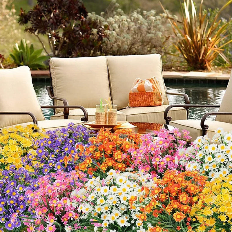 Artificial Daisies Flowers for Outdoors