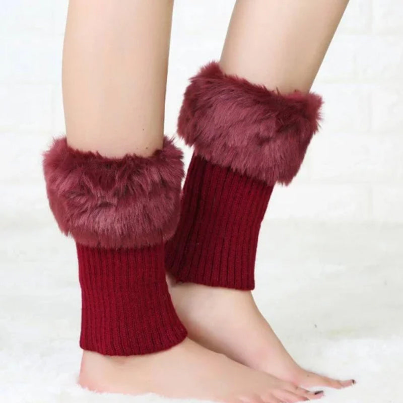 Winter Short Crochet Warm ankle socks