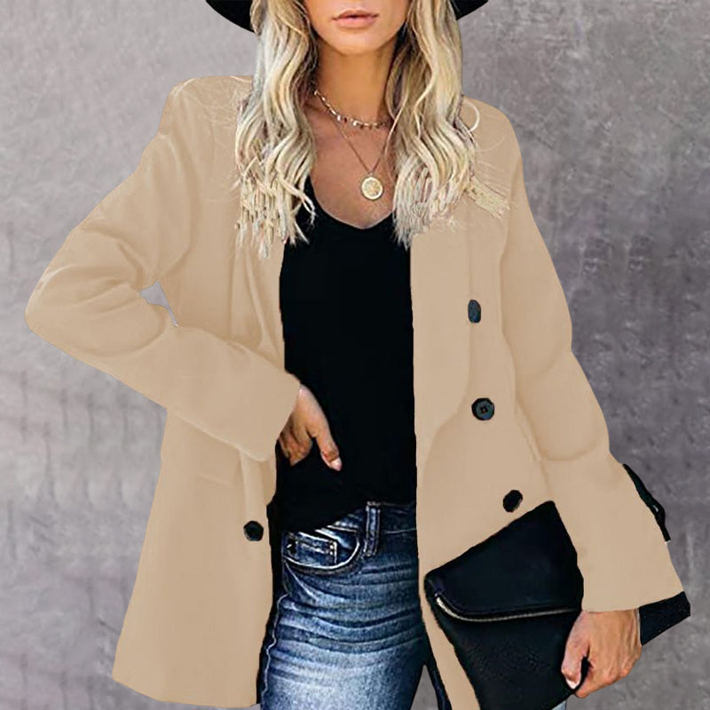 Lapel Cardigan Suit