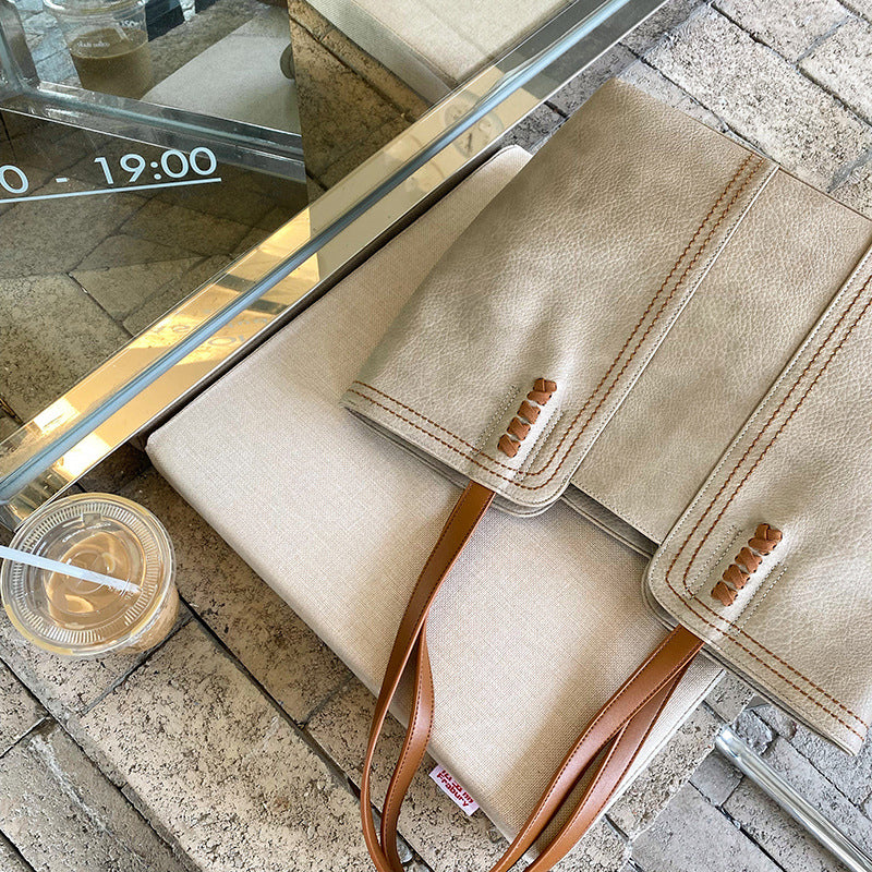 Quality Leather Simple and Versatile Shoulder Bag