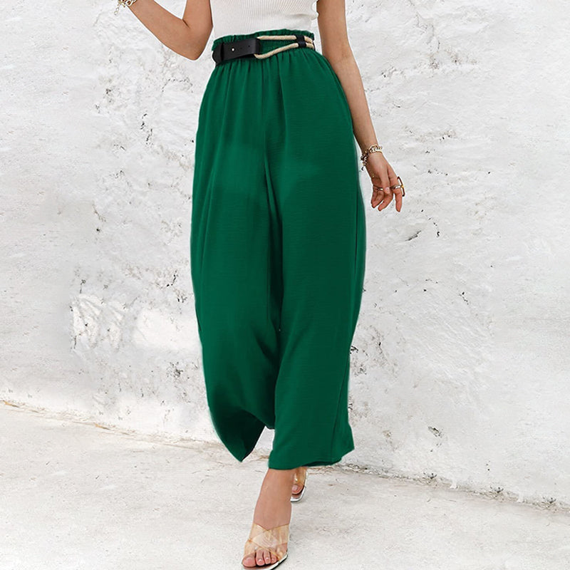 High Waist Wide Leg Casual Loose Pants