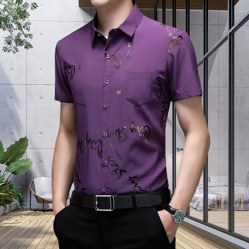 Men’s Thin Short-sleeve Shirt