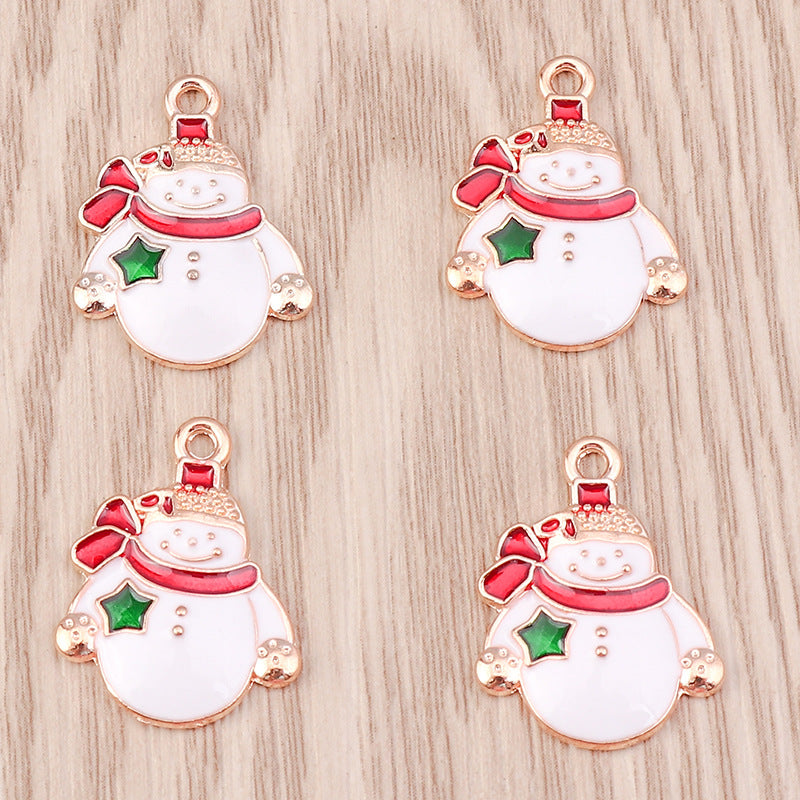 Christmas Snowman Snowflake Decoration Pendant