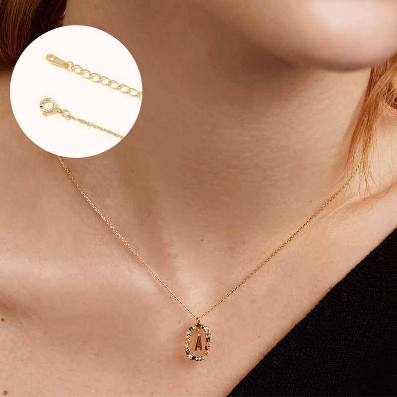 Letter Pendant Necklace