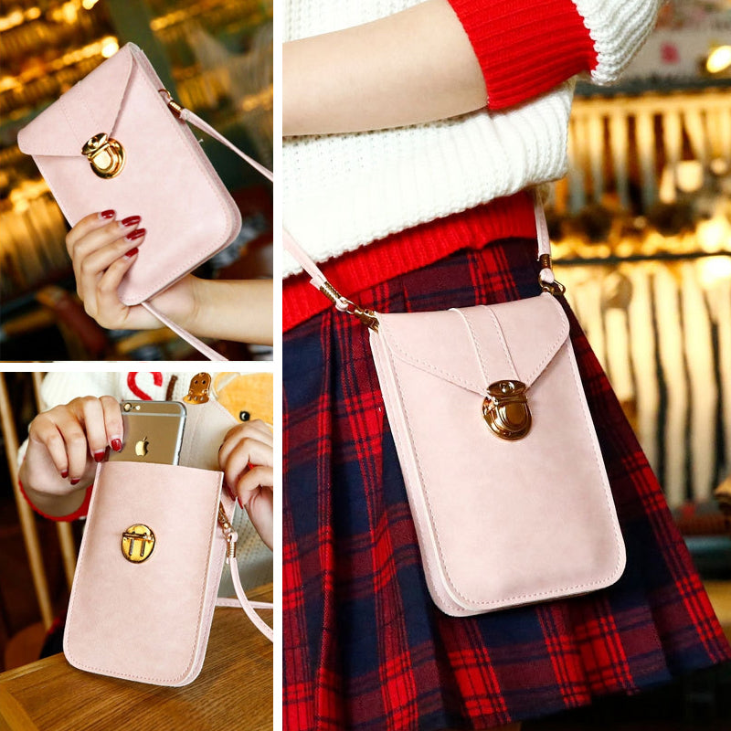 Touchable PU Leather Change Bag