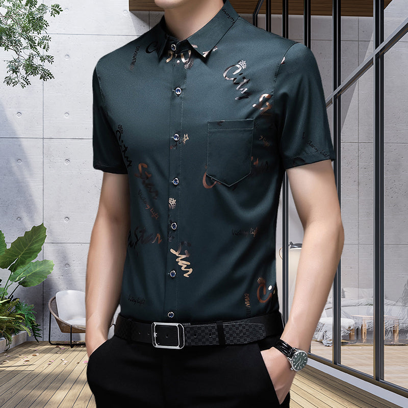 Men’s Thin Short-sleeve Shirt