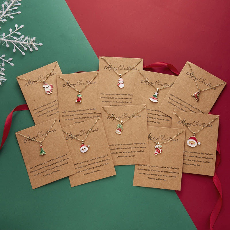 Christmas Ornament Necklaces