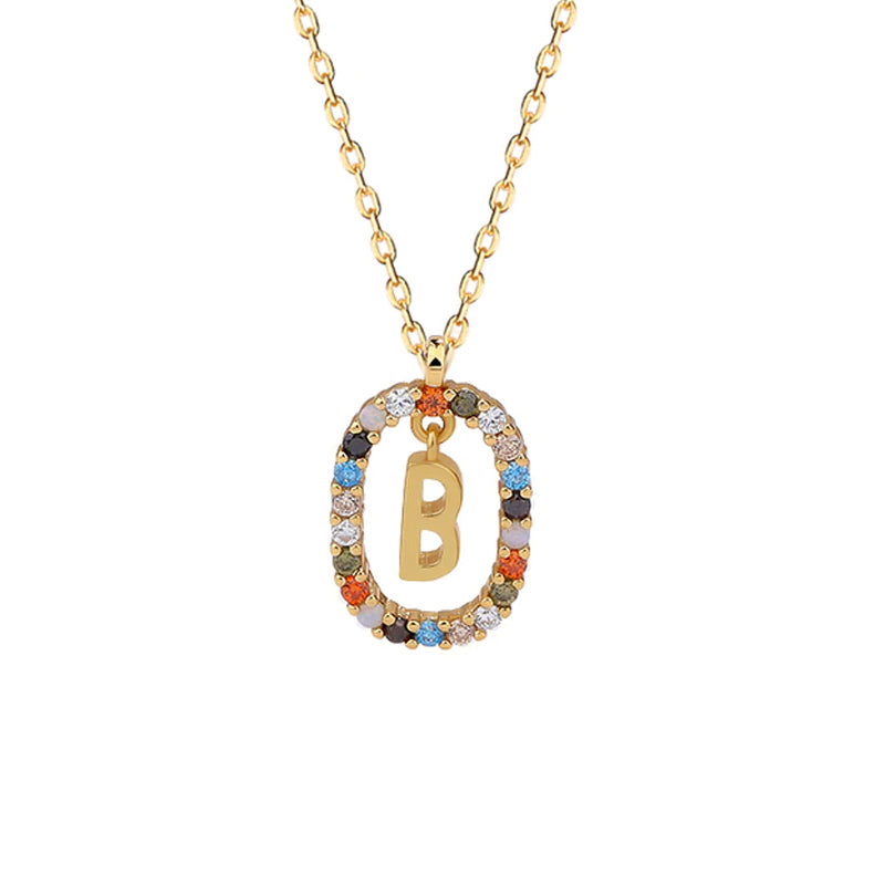 Letter Pendant Necklace