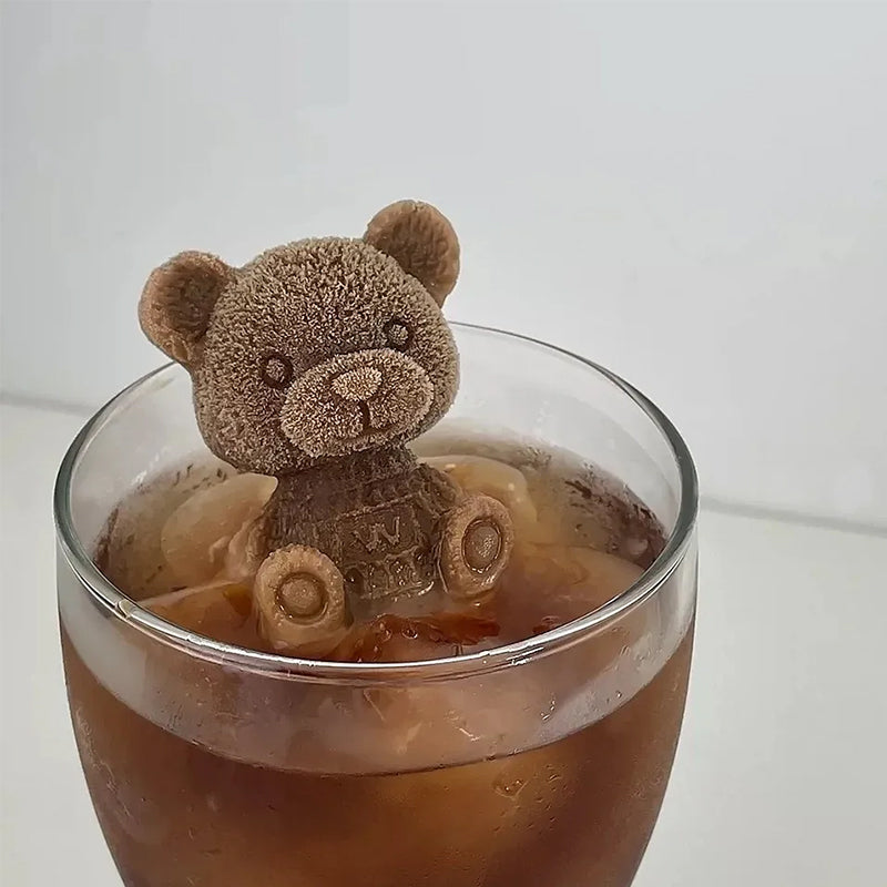 3D Teddy Bear Ice Cube Maker