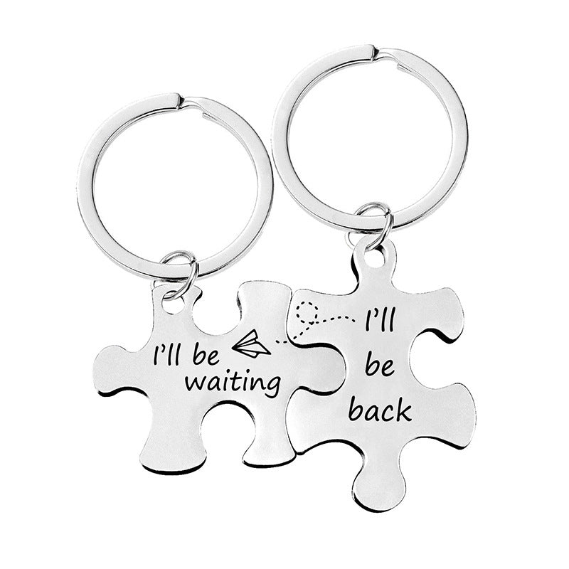 Puzzle Keychain Set for Couple