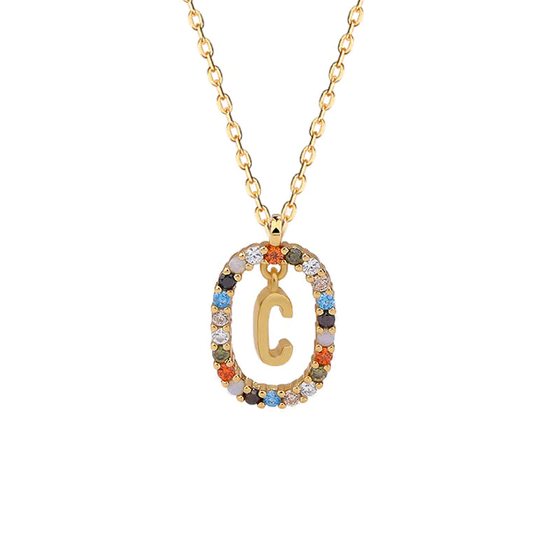 Letter Pendant Necklace