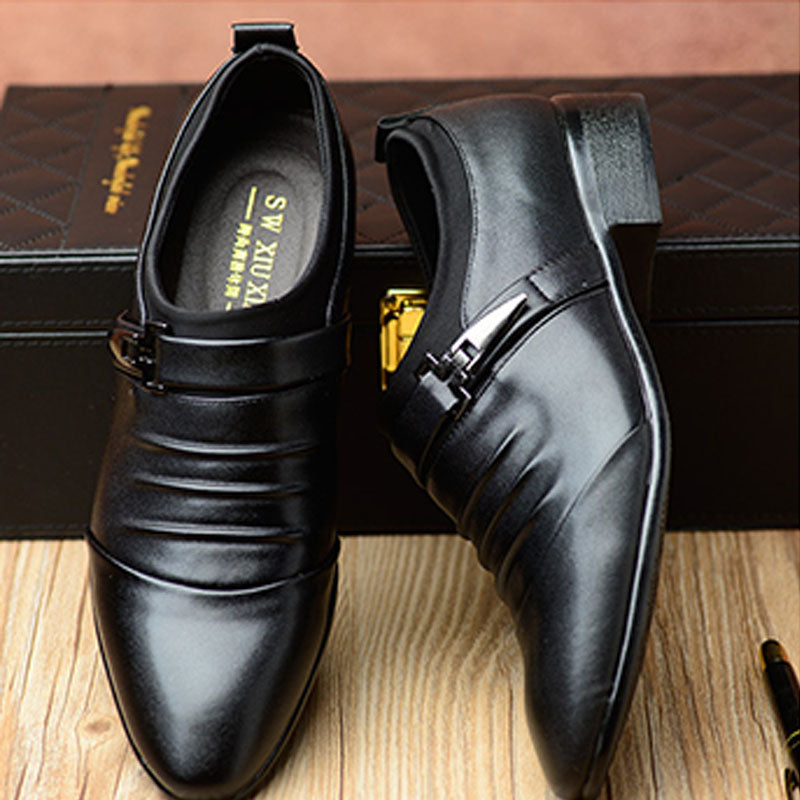 Men's Business Breathable Leather Shoes