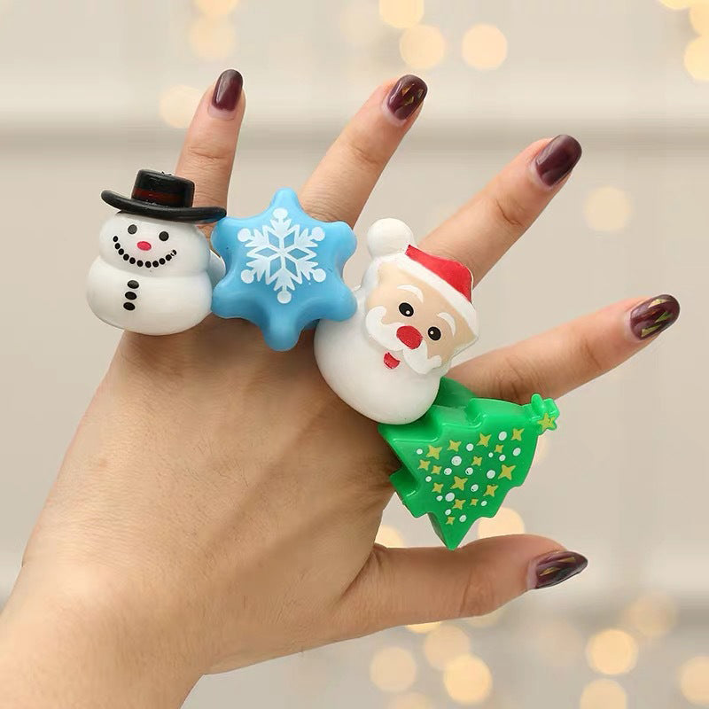 Christmas Party Finger Lights Rings