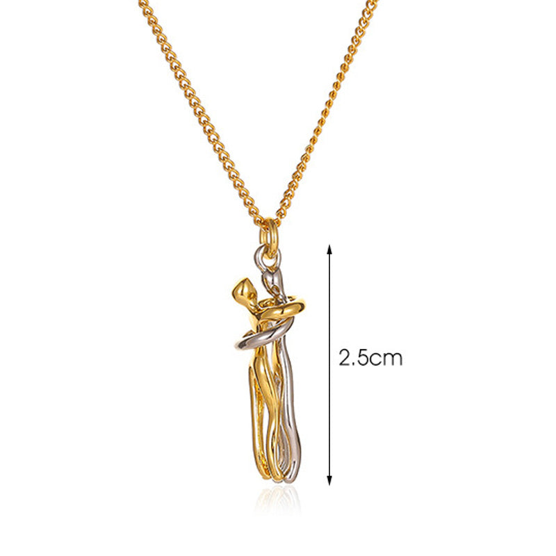 The Tale of Two Lovers Necklace and Earrings