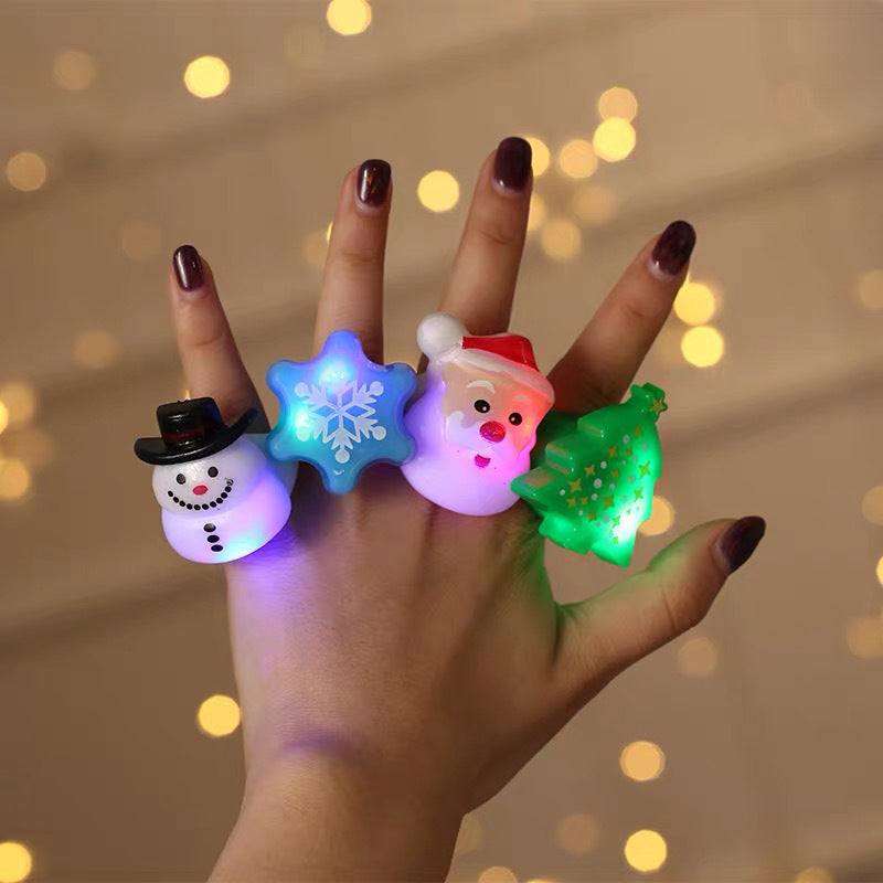 Christmas Party Finger Lights Rings