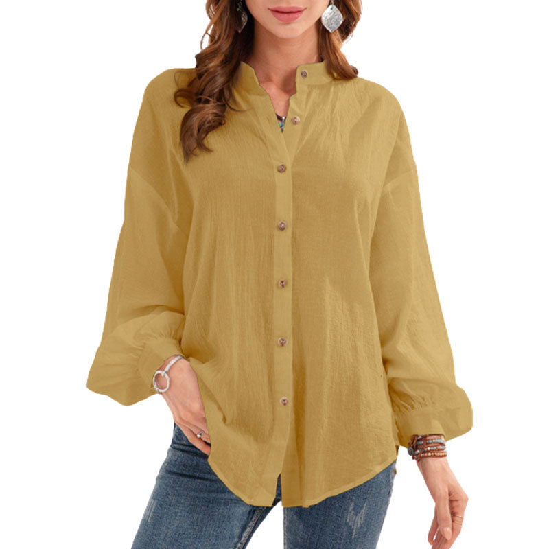 Cotton Linen Shirt Cardigan
