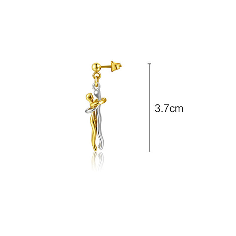 The Tale of Two Lovers Necklace and Earrings