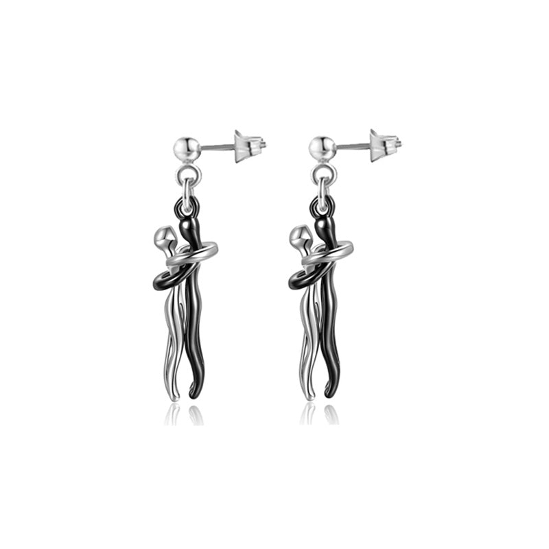 The Tale of Two Lovers Necklace and Earrings