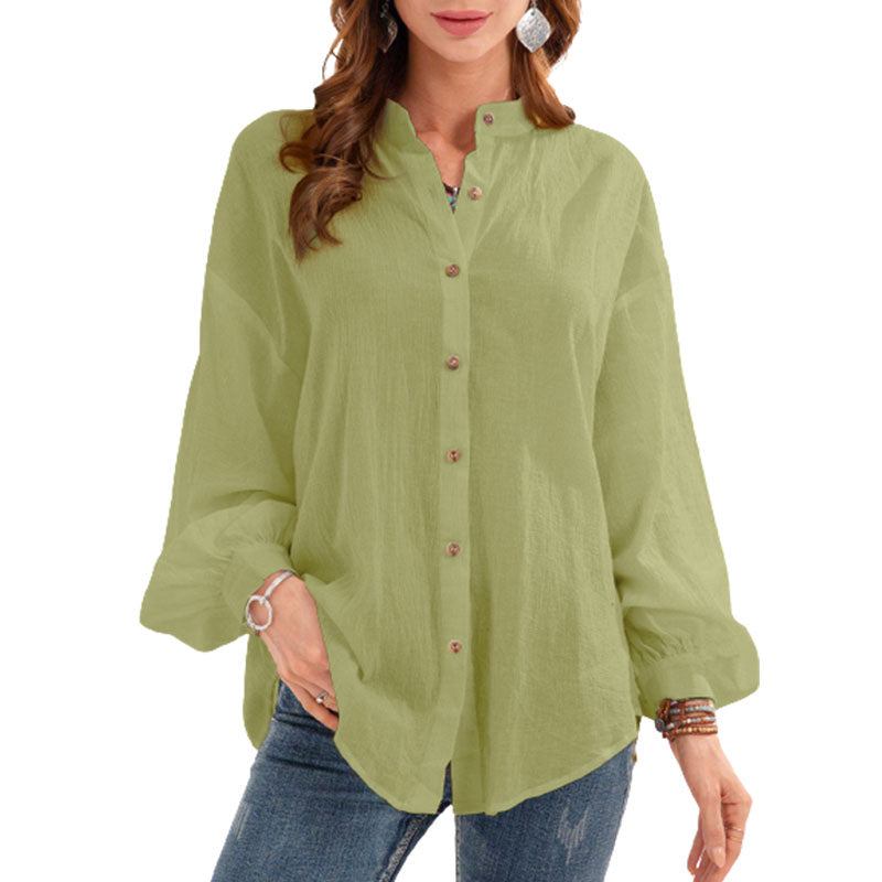 Cotton Linen Shirt Cardigan