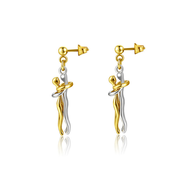 The Tale of Two Lovers Necklace and Earrings