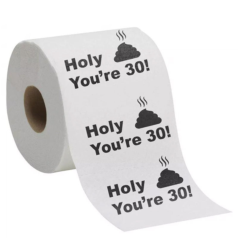 Poop Happy Birthday Printed Roll Paper