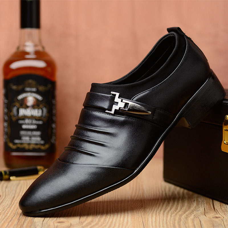Men's Business Breathable Leather Shoes