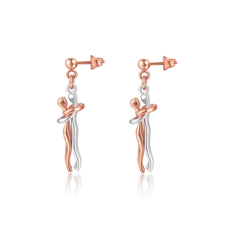 The Tale of Two Lovers Necklace and Earrings