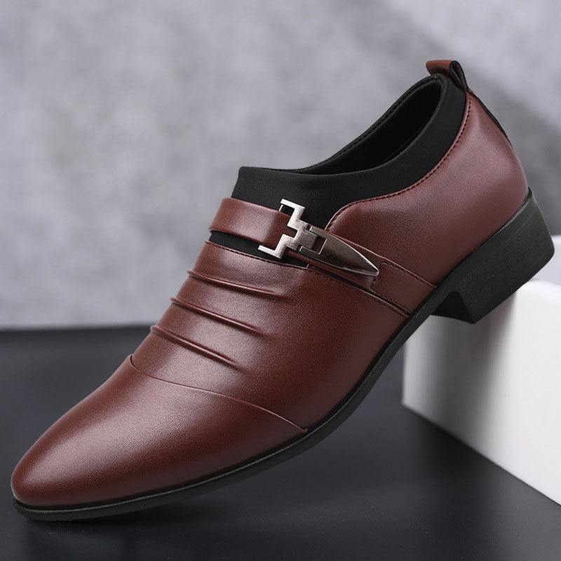 Men's Business Breathable Leather Shoes