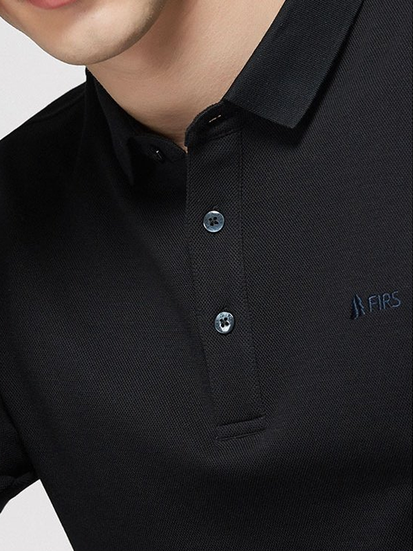 Men's Loose Lapel Long Sleeve T-Shirt