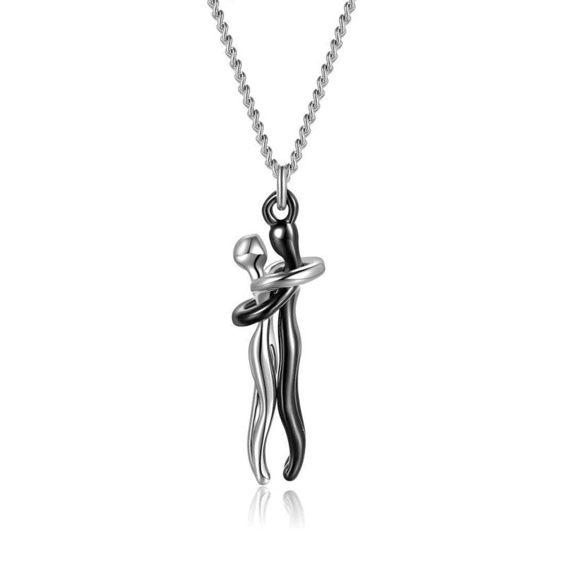The Tale of Two Lovers Necklace and Earrings