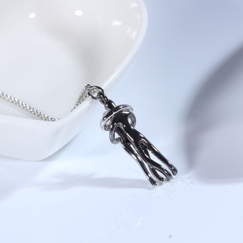 The Tale of Two Lovers Necklace and Earrings