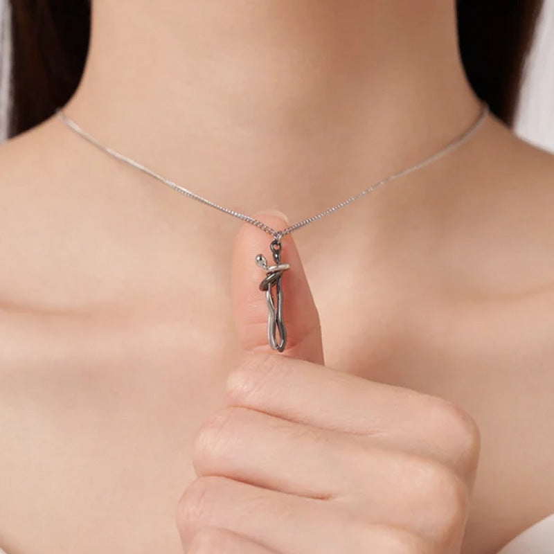 The Tale of Two Lovers Necklace and Earrings