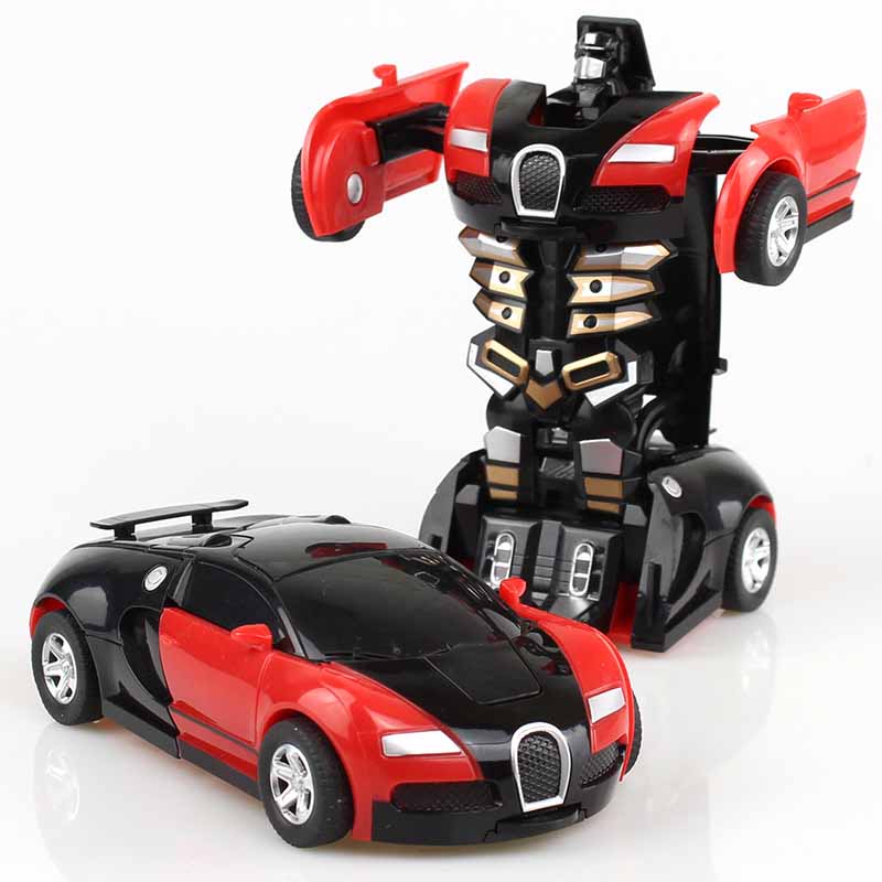 Children Automatic Transformation Robot Car Model