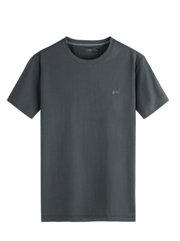 Round Neck Printed Short Sleeve
