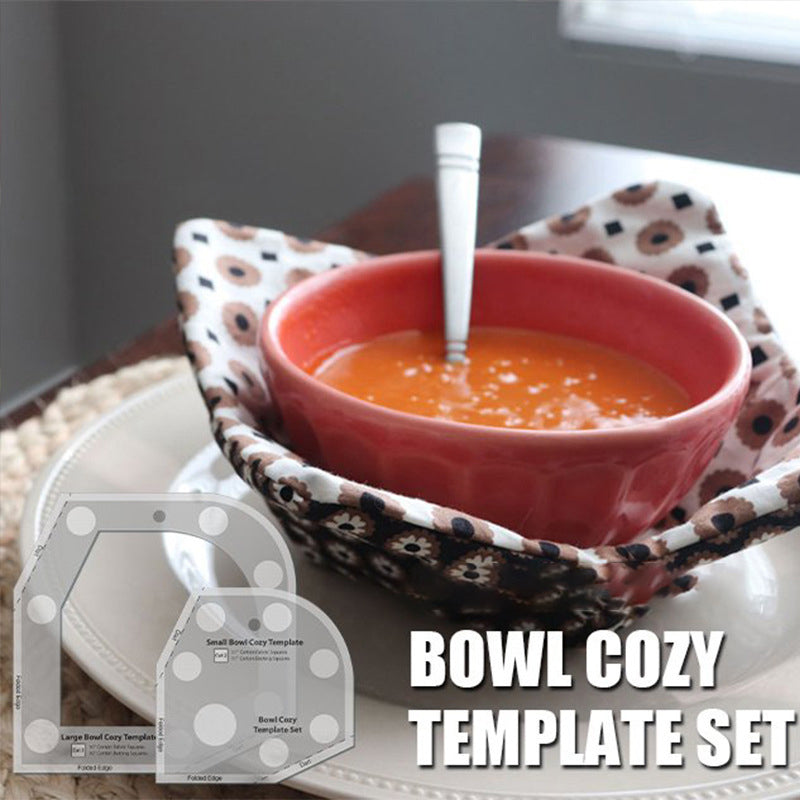 Halloween Candy Bowl Cozy Template Cutting Ruler Set