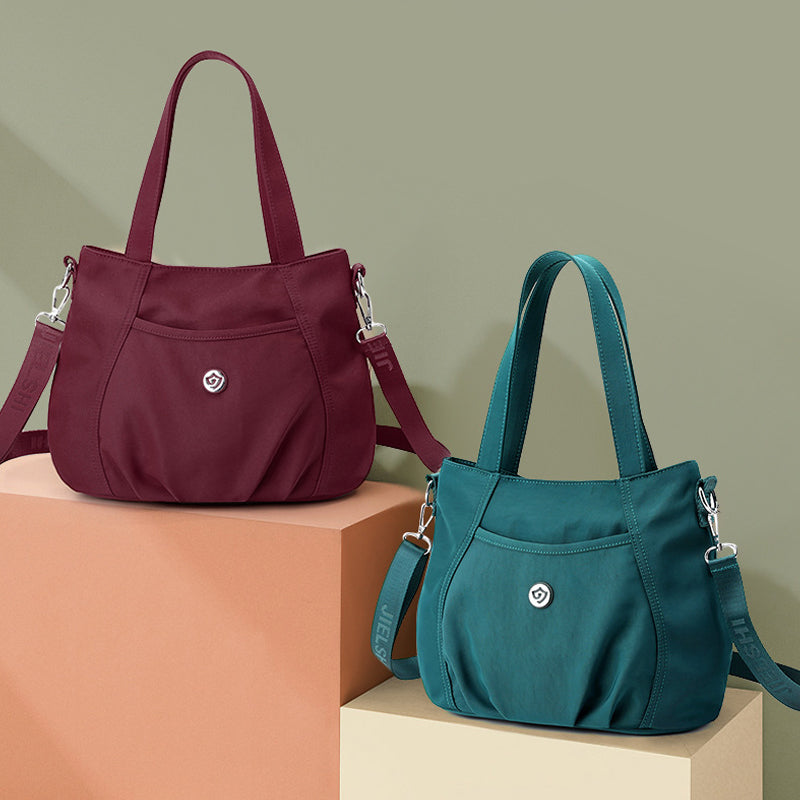Women's Crossbody Lightweight Multi-Pocket Zipper Pocket Nylon Shoulder Bag