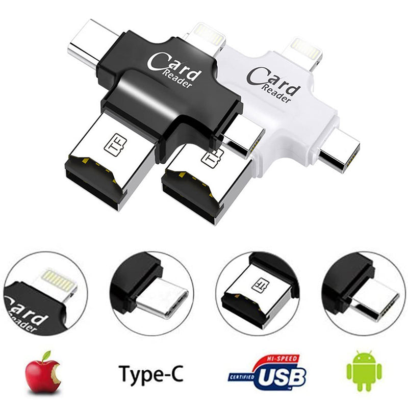 4 in 1 OTG Mobile Phone Card Reader