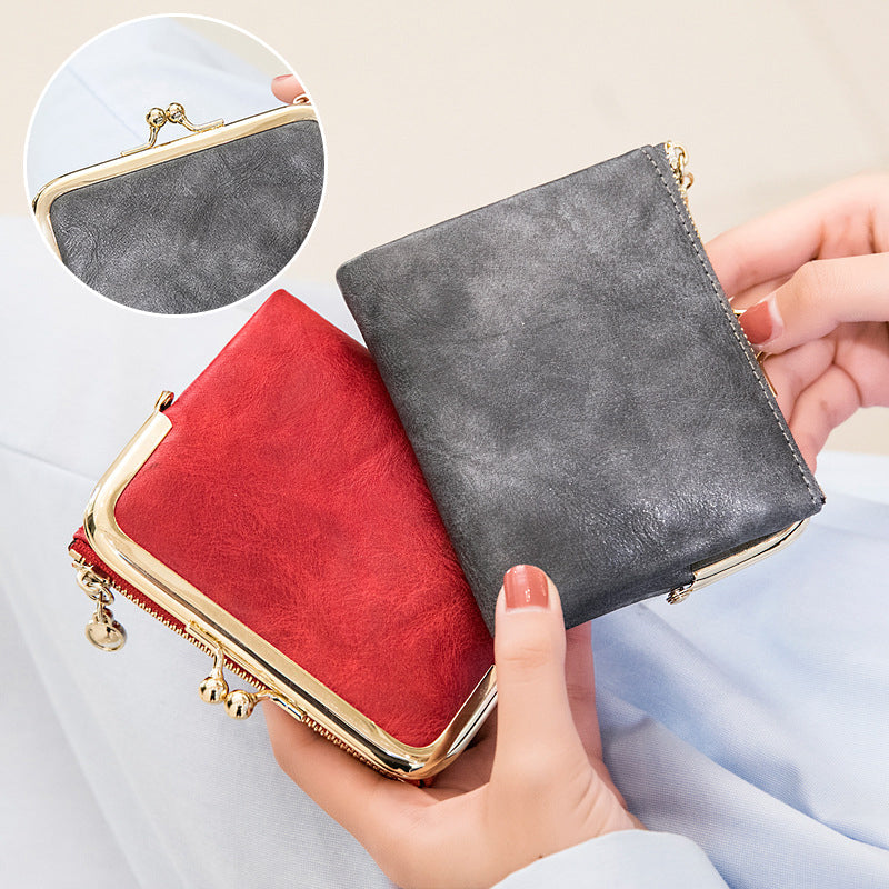 Women's Short Square Mini Wallet