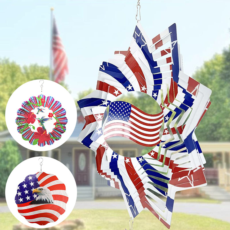 Large 3D Stainless Steel Wind Catchers Hanging