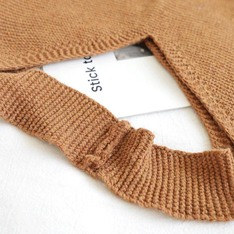 Simple Style Large-capacity Knitted Tote Bag