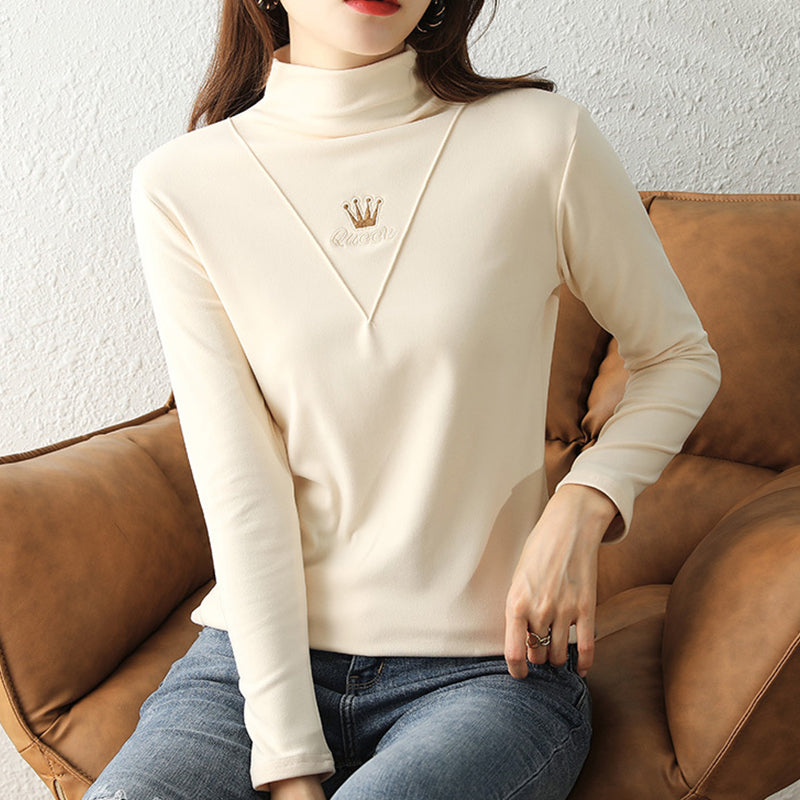 Women's Casual Long Sleeve Turtleneck Tops