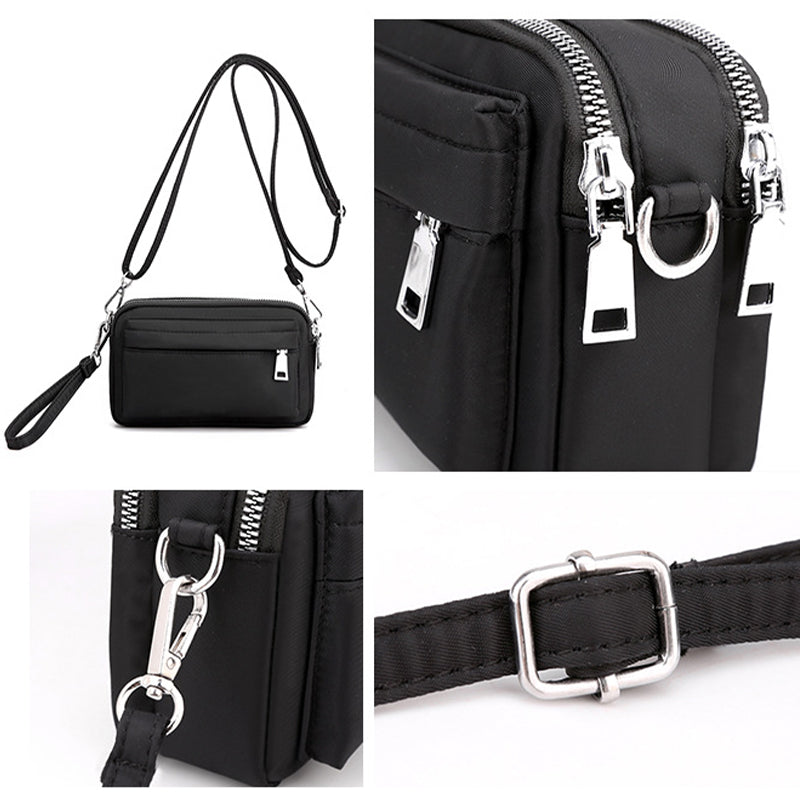 Women's fashionable shoulder bag made of nylon