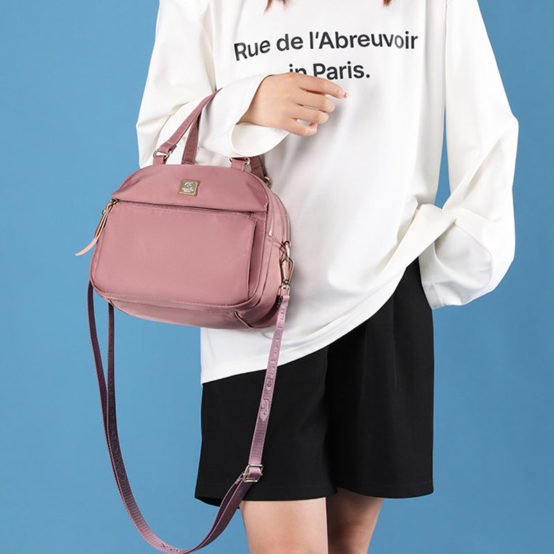 Waterproof Nylon Multi-Layer Shoulder Bag
